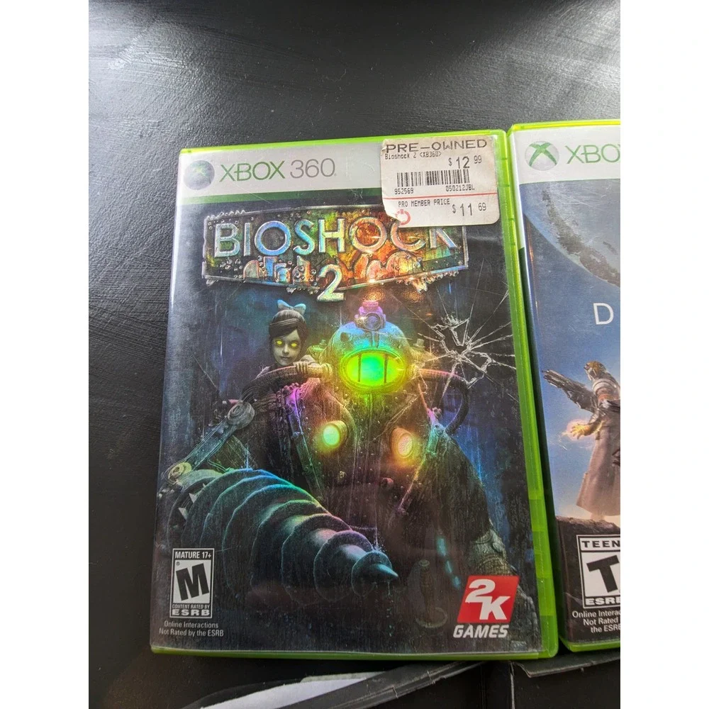 BioShock 2 - Destiny - Gears of War 2‎ -  Xbox 360 Games Lot